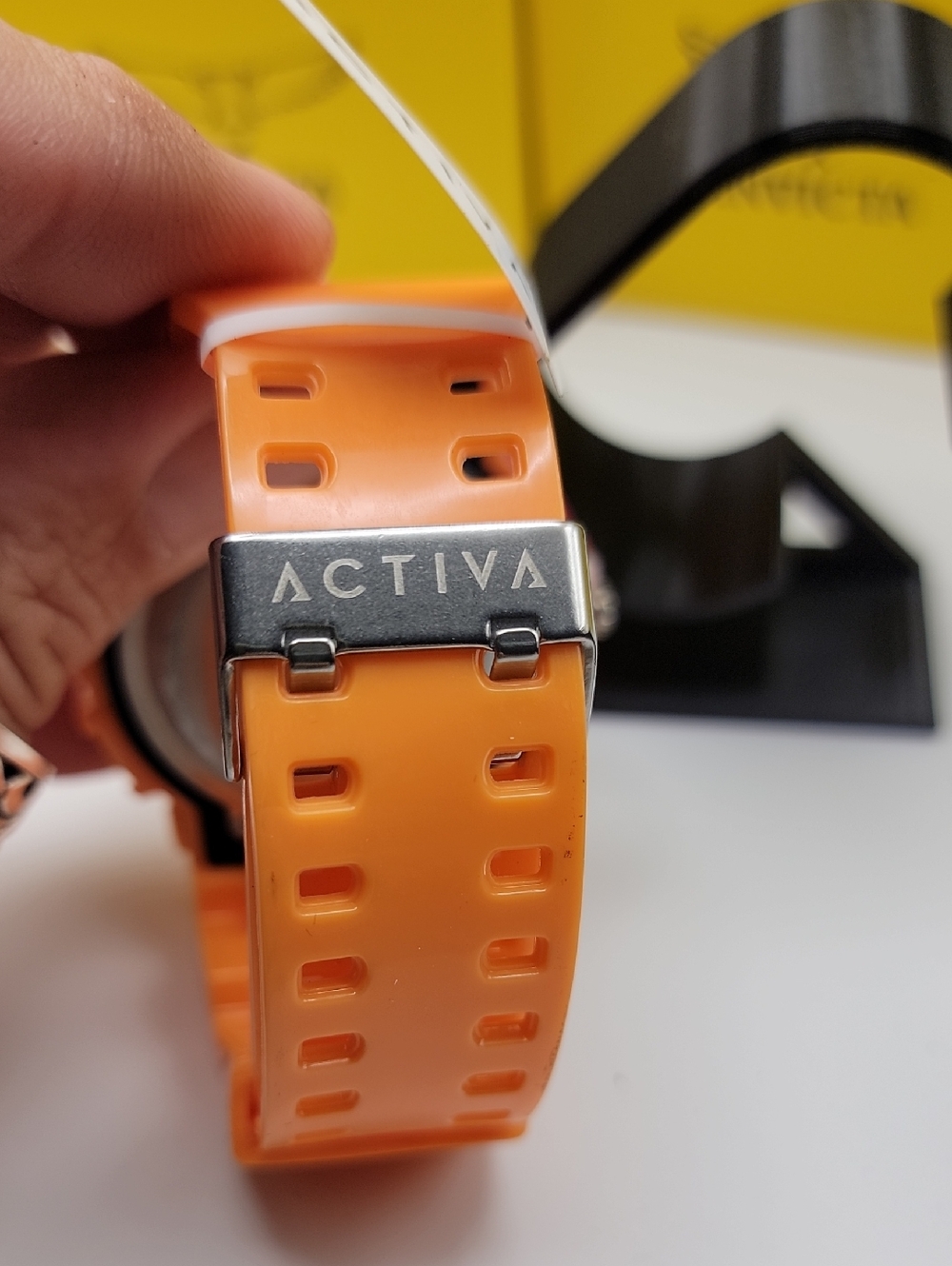 NWT Activa X Invicta Mens Watch Pixel A Tequila Sunrise ACW499-014 Unisex 50mm - Picture 9 of 13
